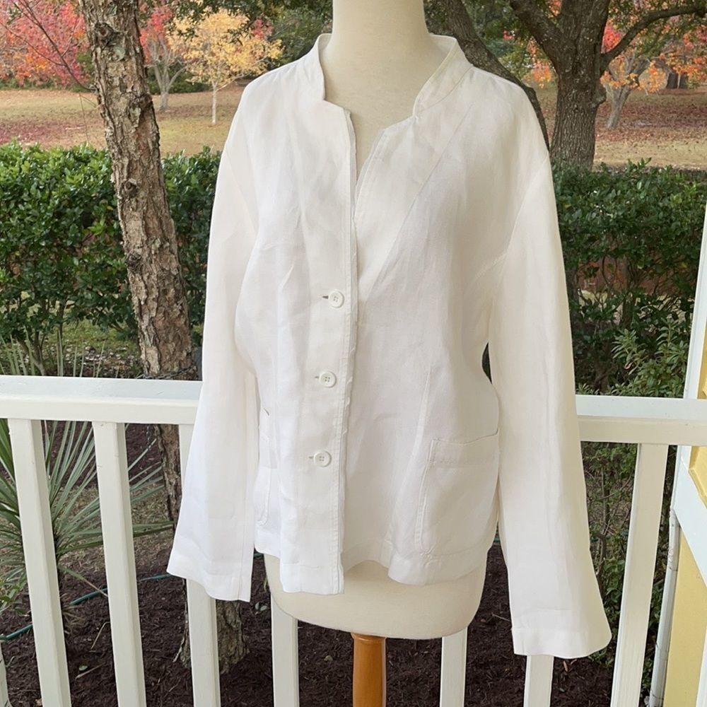 Eileen Fisher White Jacket